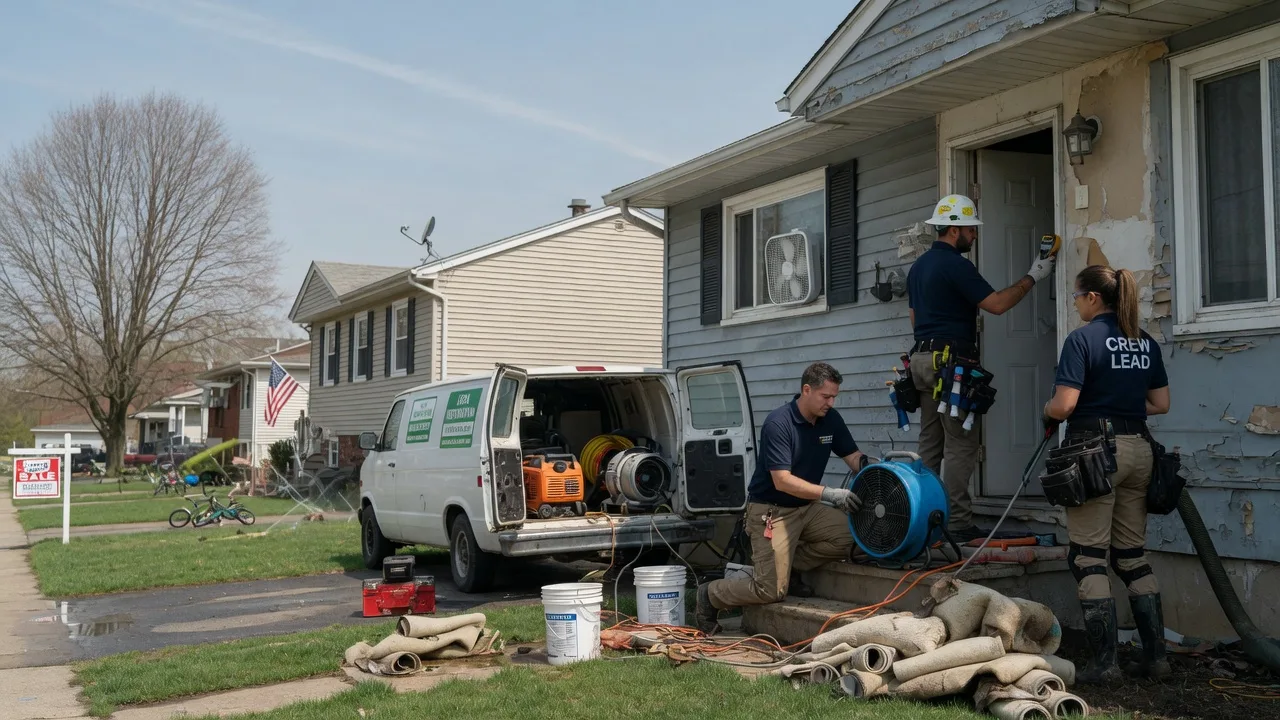 Flood Cleanup in Farmland, IN near me