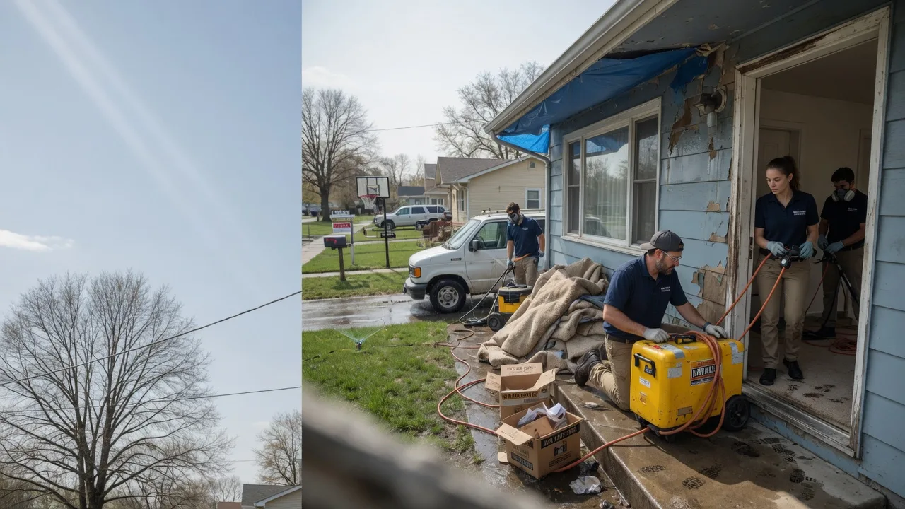 Basement Flood Cleanup in Farmland, IN near me
